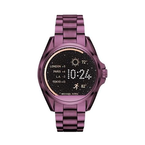 michael kors bradshaw purple|Michael Kors Access Bradshaw 2 review: Pricey smartwatch is  .